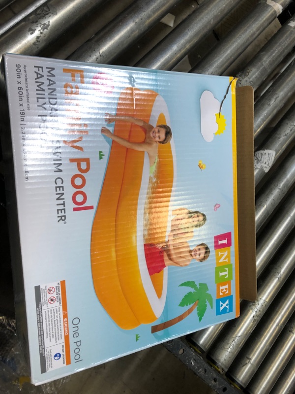 Photo 2 of Intex Mandarin Swim Center Family Pool, 90" x 58" x 18", for Ages 3+ UNKNOWN IF DAMAGED 