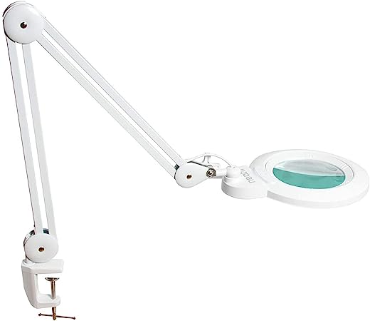 Photo 1 of Neatfi (New Model) XL Bifocals 1,200 Lumens Super LED Magnifying Lamp with Clamp, 6 Inches Wide Lens, 4 Level Brightness, Correlated Color Temperature Control, 12W, 120 Pcs SMD LED (White)
Visit the Neatfi Store