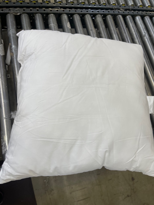 Photo 1 of 18" X 18" WHITE PILLOW 