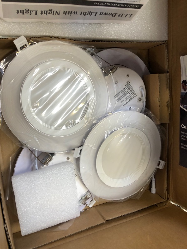 Photo 2 of 12 Pack 6 Inch Recessed LIGHTS WITH  NIGHT LIGHT 