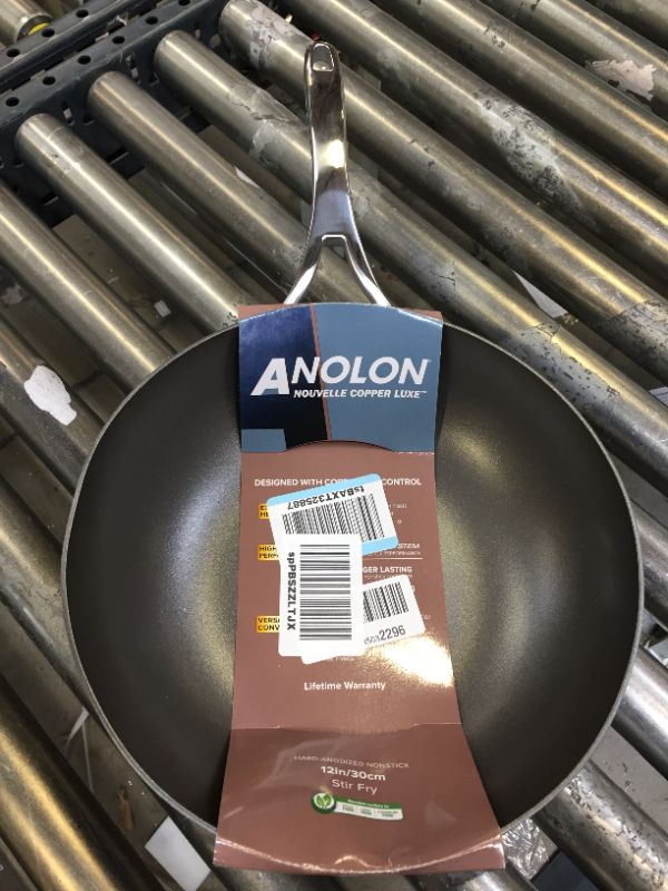 Photo 1 of Anolon Nouvelle Copper Luxe 12-in. Stir-Fry Pan