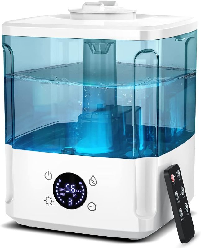 Photo 1 of ??????????? 4.5L Humidifiers for Bedroom Large Room, 2 in 1 Humidifier and Aroma Diffuser with 7-Color Night Light, Timer, 3 Mist Modes, 360°Nozzle Cool Mist Auto Shut-Off, Up to 40H, Quiet
