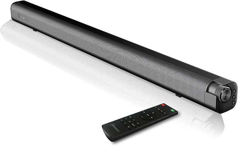 Photo 1 of Chaowei Bluetooth TV Sound Bar Speaker 150W with 4 Subwoofers-37 Inch Surround 2.1 Sound System with HDMI-ARC,Optical,AUX,USB,Coaxial Cable Connectivity via Remote Control
