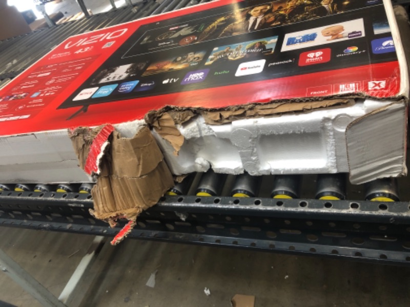 Photo 1 of VIZIO 43-inch MQ6 Series 4K QLED HDR Smart TV w/Dolby Vision, WiFi 6E, Bluetooth Headphone Capable, AMD FreeSync & Alexa Compatibility, M43Q6M-K04, 2023 Model
++FACTORY SEALED, DAMAGED BOX++