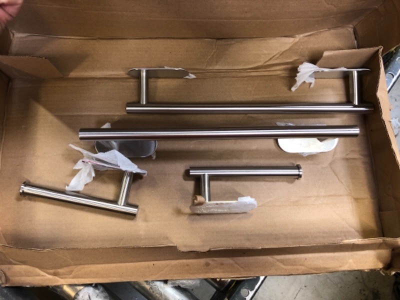 Photo 1 of 4 Piece Chrome Bathroom Handle Set