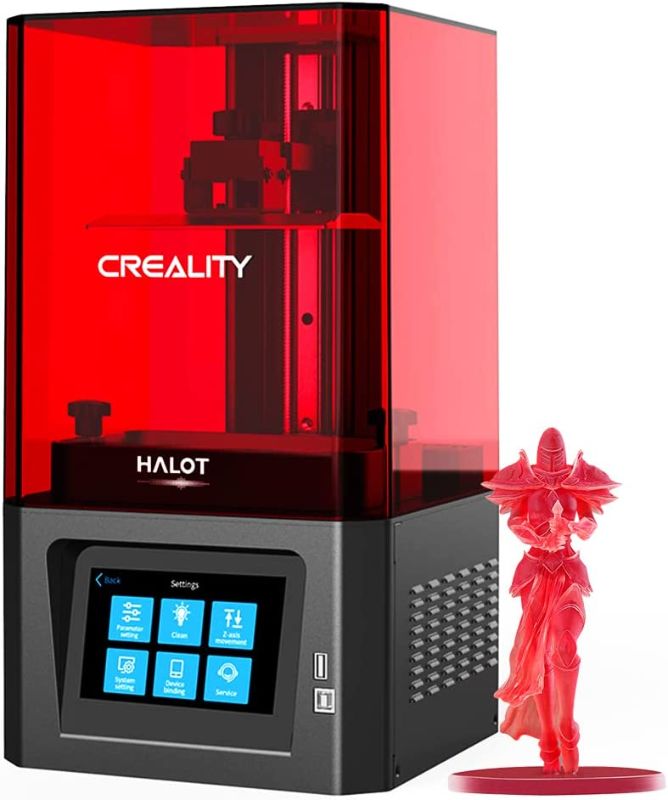 Photo 1 of Creality HALOT ONE Resin 3D Printer with 5.96 inches 2K Mono LCD, Intergral Light Source and Fast Printing, Precise Z-axis Module and WiFi Control, Assembled Out of The Box
