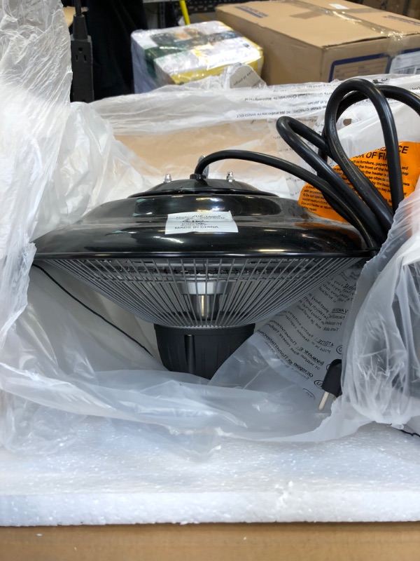 Photo 3 of 1500W Hanging Yard Heater?Ceiling heater,Hanging patio heater? courtyard electric heater, infrared heater, ceiling electric heater 3S Fast Heating,Great Room, Garage?Ceiling Mount -------- TESTED TURNS ON