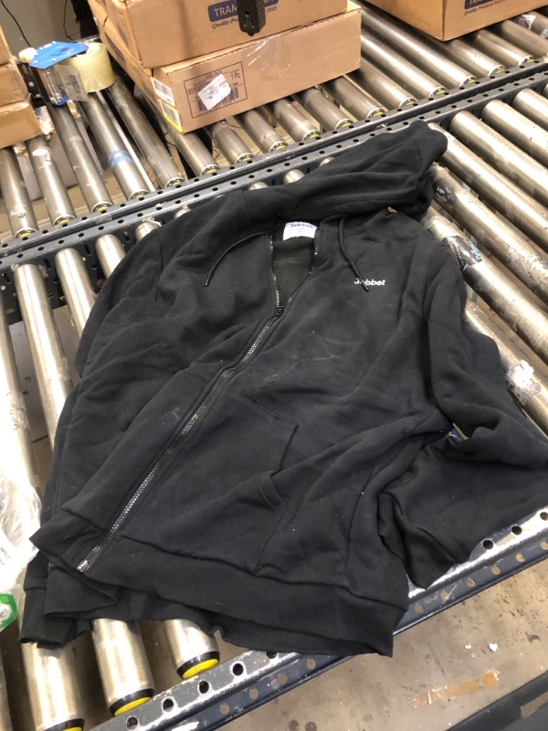 Photo 1 of Black Zip Up Hoodie XL ---------- HAS A SMELL TO IT, WASH BEFORE US