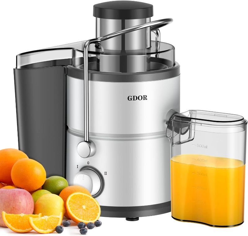 Photo 1 of GDOR Juicer with 800W Motor, Juicer Machine with Big Mouth 3” Feed Chute, Dual Speeds Juice Maker for Fruits and Veggies, Anti-Drip Function Centrifugal...
