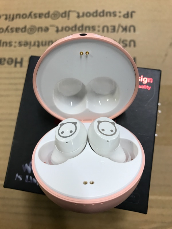 Photo 2 of ,WIRELESS EARBUDS WITH CHARGING CASE. *MISSING CHARGER UNABLE TO TEST (USB TYPE-C)*