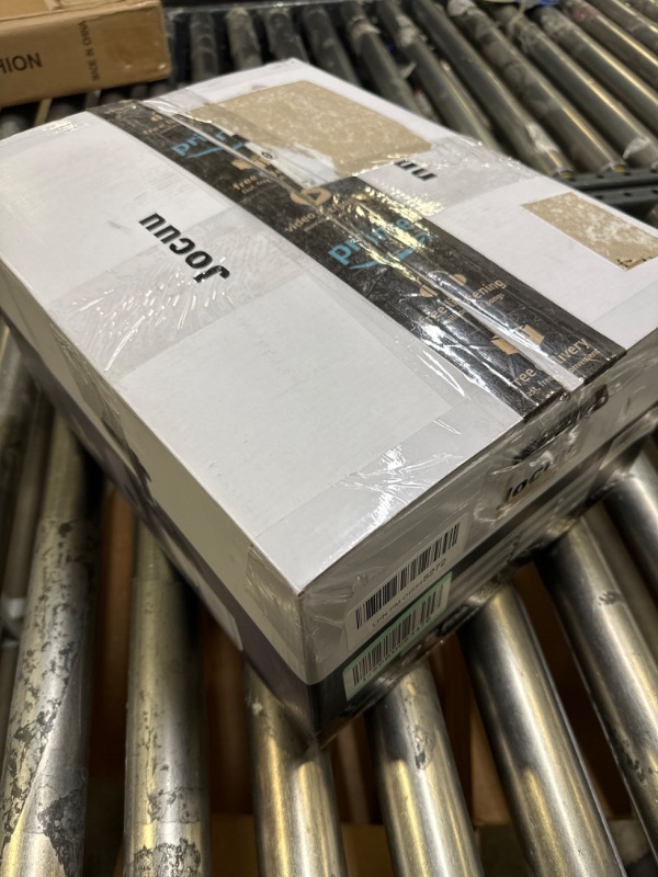 Photo 2 of Jocuu Slow Masticating Juicer with 2-Speed Modes - Cold Press Juicer Machine - Quiet Motor & Reverse Function - Easy to Clean Juicer Extractor - Juice Recipes for Fruits & Vegetables (Grey) Gray