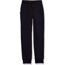 Photo 1 of Amazon Essentials Boys and Toddlers' Fleece Jogger Sweatpants, Multipacks Black X-Large