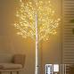 Photo 1 of 6Ft Lighted Birch Tree, Remon Birch Tree with 160 LED Lights