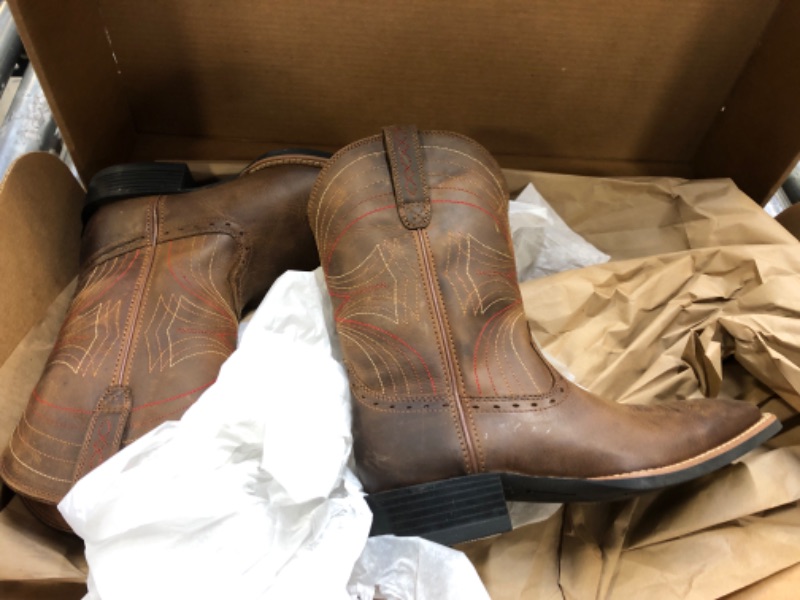 Photo 1 of ariat Sport Wide Square Toe Western Boot size 8.5 