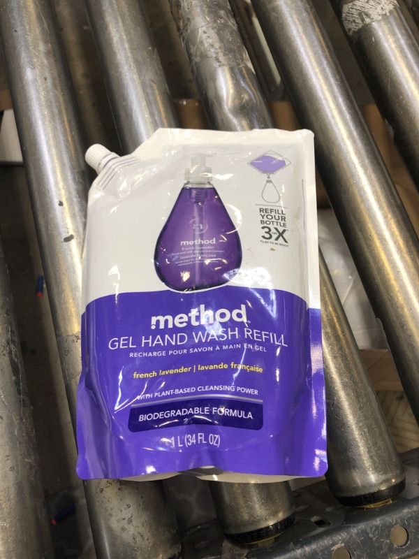 Photo 2 of Method Gel Hand Soap Refill, French Lavender, Biodegradable Formula,, 34 Fl Oz (Pack of 1)