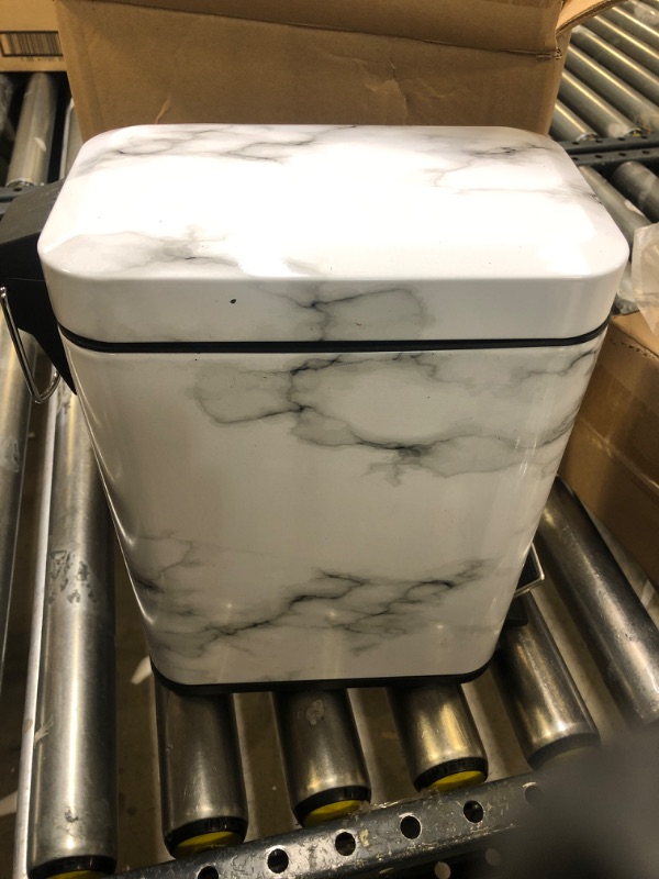 Photo 2 of 4 pack 5L rectangle marble step can