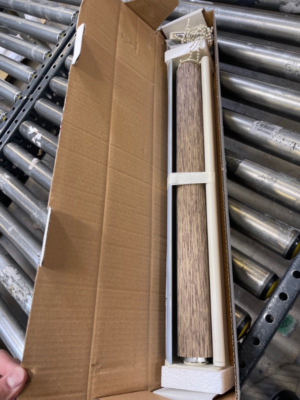 Photo 1 of SHADESU Custom Blinds for Window Dual Layer Zebra Roller Blinds & Shades for Light Filtering Window Treatments Privacy Light Control (Maxium Height 72inch) (Brown Color) (Width 21inch) W 21inch 05. Brown