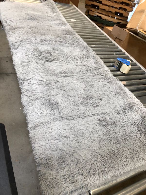 Photo 1 of 6ft Shag Rug Grey/Blue
