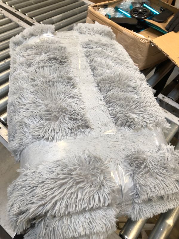 Photo 1 of 6ft Shag Rug Grey/Blue