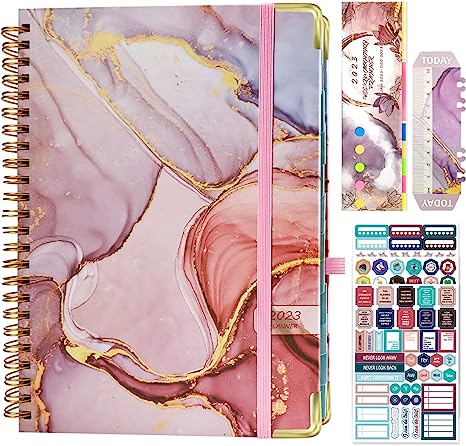 Photo 1 of 2023 Weekly Monthly Planner Academic Planners 5.5"x8" Planner Hardcover 2023 January 2023