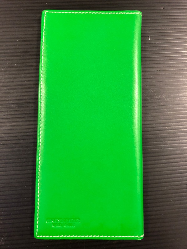 Photo 2 of Pacer Go RFID Blocking Slim Minimalist Long Travel Wallet Genuine Leather Passport Holder Travel Cover (Green), Ckhzt