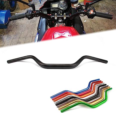 Photo 1 of 11/8" 28mm Motorcycle Handlebar Universal Mid-Rise Handle Bar For CRF YZF KXF KLX RMZ DRZ KX RM YZ SX EXC XC 65 85 125 250 300 350 450 Pit Dirt Bike Black