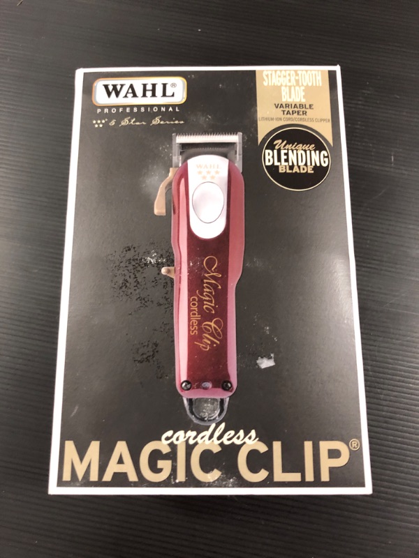 Photo 3 of Wahl Professional 5 Star Cordless Magic Clip Hair Clipper with 100+ Minute Run Time for Professional Barbers and Stylists
