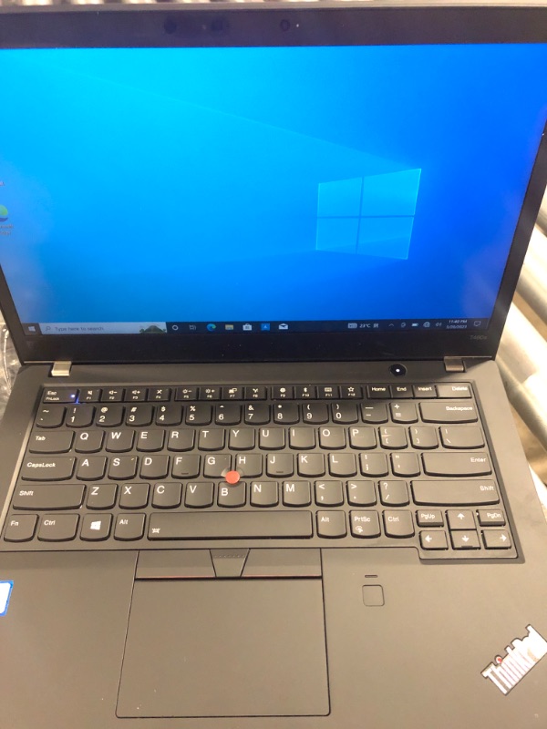 Photo 2 of Lenovo ThinkPad T480s Laptop, 14 IPS FHD (1920x1080) Matte Display, Intel Core i7-8650U 4.20 GHz, 24GB RAM, 512GB SSD, Fingerprint Reader, Supported Windows 10 Pro, Black Color, Renewed