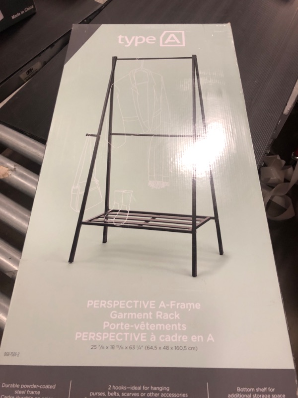 Photo 3 of  Perspective A-Frame Garment Rack****Factory Sealed****