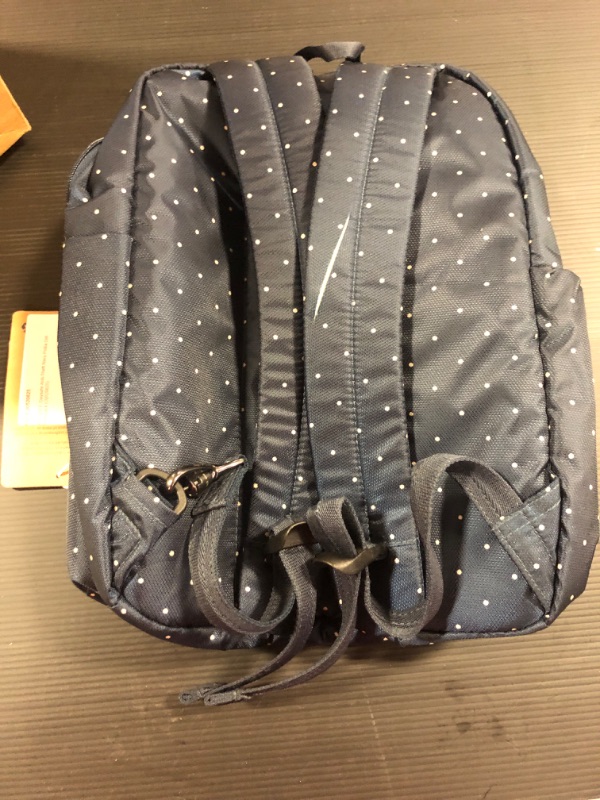 Photo 3 of Pacsafe Daysafe 16L Anti-Theft Backpack (Navy Polka Dot) **Cut on the strap** 
