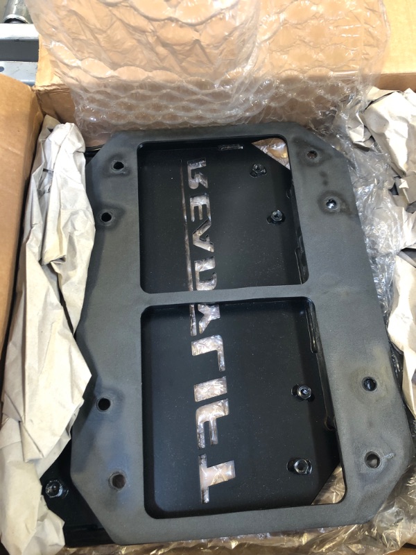 Photo 3 of Readylift 67-6800 2018-2019 Jeep JL Wrangler Oversized Spare Tire Relocation Bracket