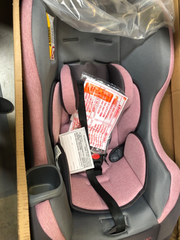 Photo 3 of Baby Trend Trooper 3-in-1 Convertible Car Seat, Cassis Pink