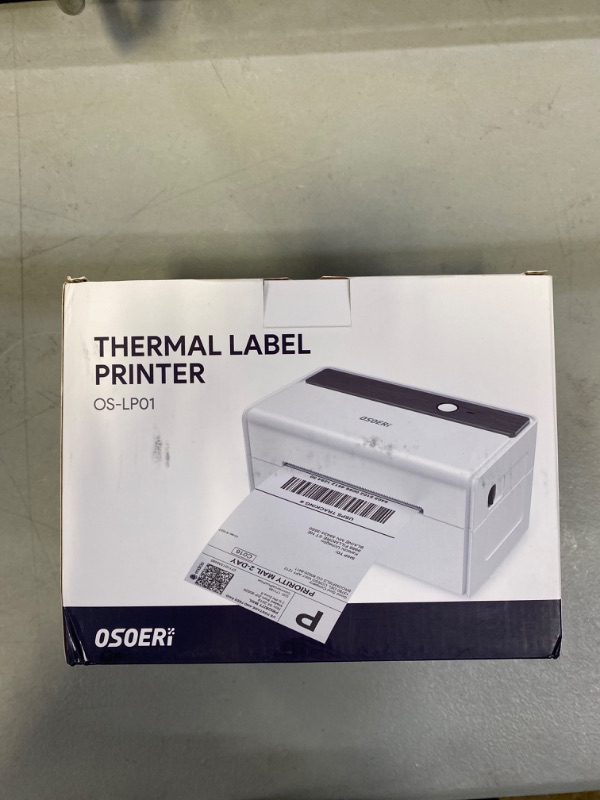 Photo 1 of OSOERI THERMAL LABEL PRINTER OS-LPO1, PAPER WIDTH 40-108MM