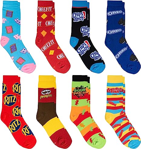 Photo 1 of 8 Pack Snack Themed Socks 