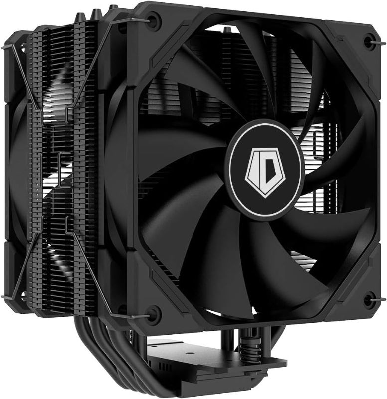 Photo 1 of ID-COOLING SE-225-XT Black CPU Cooler 5 Heatpipes CPU Air Cooler 2x120mm Push-Pull PWM Fans CPU Fan for Intel/AMD, LGA 1700 Compatible
