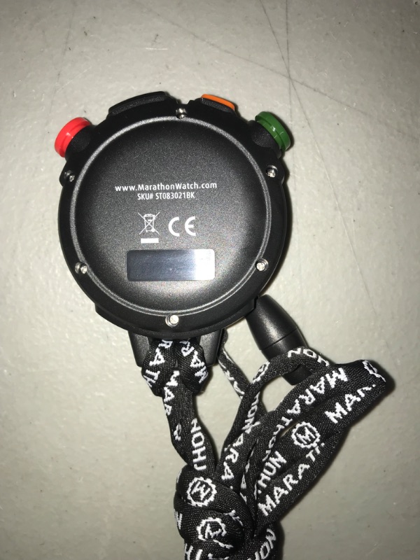 Photo 3 of ADANAC 8000 Professional Grade Digital Stopwatch with Tactile Feedback (Black)

