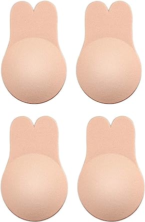 Photo 1 of 2 Pack Adhesive Bra,Breast Lift Tape Sticky Bra Invisible Lift Strapless Backles Bras for Women
