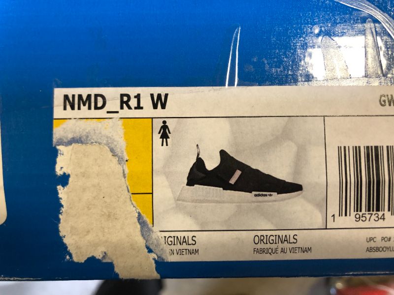 Photo 3 of adidas Originals Women's NMD_R1 Sneaker 8.5 Black/Black/Core White Runs Big 