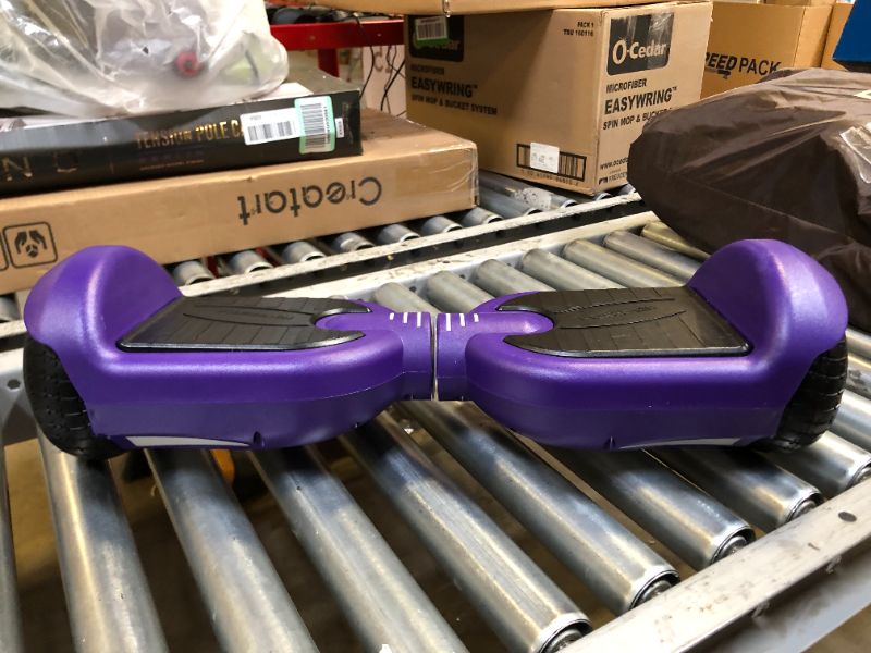 Photo 2 of All-New HS 2.0v Bluetooth Hoverboard Matt Color Two-Wheel Self Balancing Flash Wheel Electric Scooter Purple *** ITEM HAS WEAR FROM PRIOR USE -- NO CHARGER INCLUDED ***