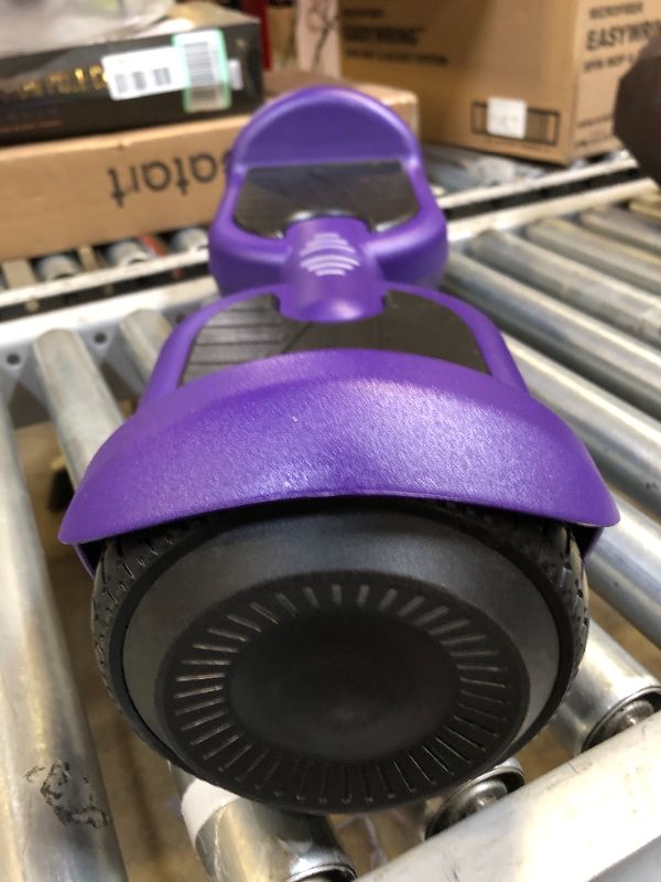 Photo 3 of All-New HS 2.0v Bluetooth Hoverboard Matt Color Two-Wheel Self Balancing Flash Wheel Electric Scooter Purple *** ITEM HAS WEAR FROM PRIOR USE -- NO CHARGER INCLUDED ***