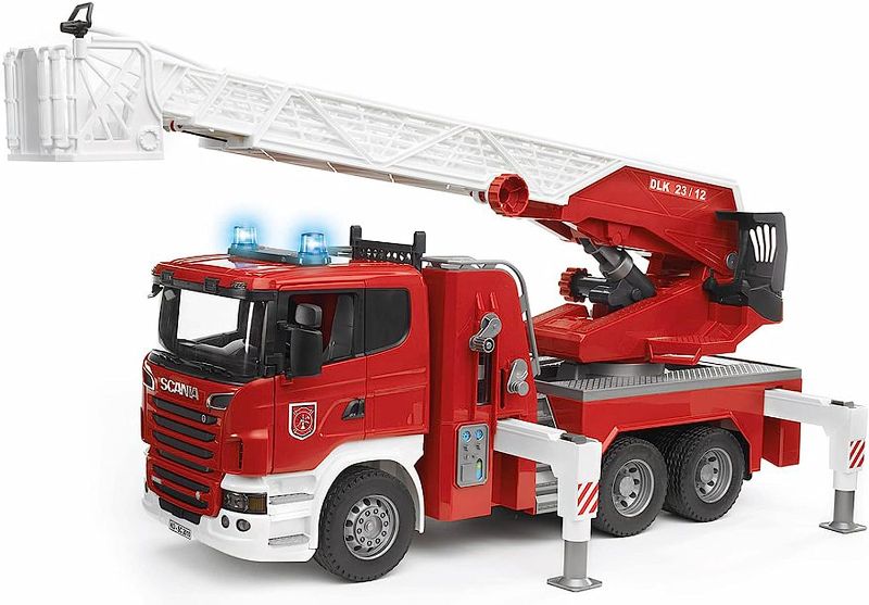 Photo 1 of Bruder 03590 Scania R-Serie Fire Engine with Water Pump and L and S Module
