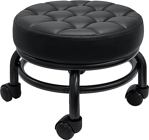 Photo 1 of A&A Rolling/Scoot Stool | Comfortable | Heavy-Duty/Sturdy | 360 Degree Rotating | Low to Ground Acubest (1)
