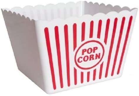 Photo 1 of (Set of 10) Reusable Plastic Popcorn Tubs NEW