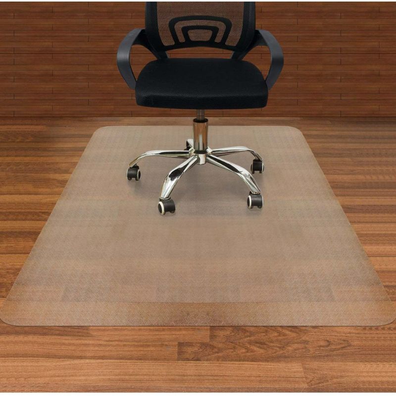 Photo 1 of Office Chair Mat for Hardwood Floors, 45 X 53 in, Heavy Duty Floor Mats for Computer Desk, Easy Glide for Chairs 