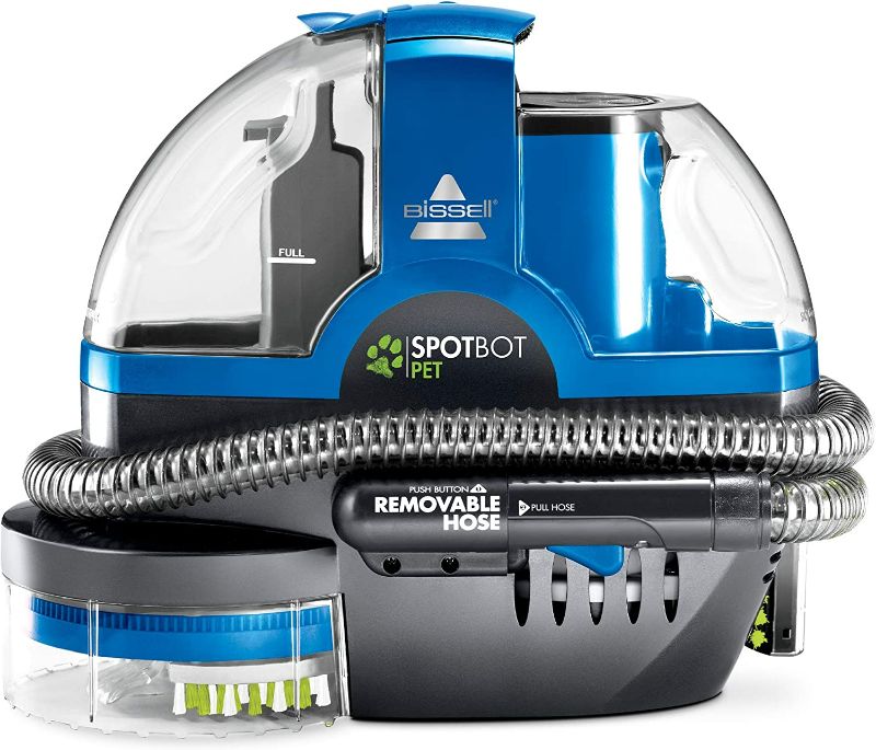 Photo 1 of Bissell SpotBot Pet handsfree Spot and Stain Portable Deep Cleaner, Blue, 2117A NEW