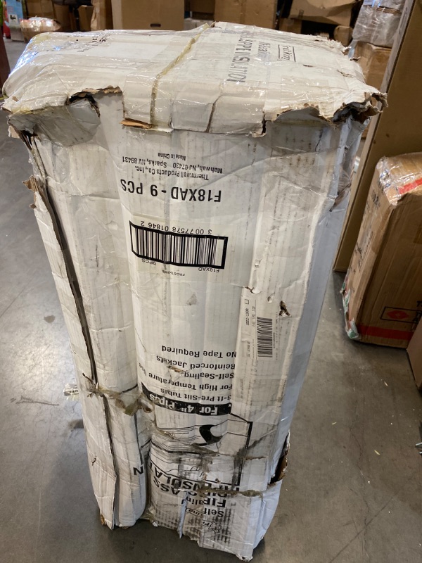 Photo 1 of Frost King F12XAD Pre-Slit Tubular Fiberglass Cover with Self-Sealing Jackets (Bulk) for 1" Pipes NEW