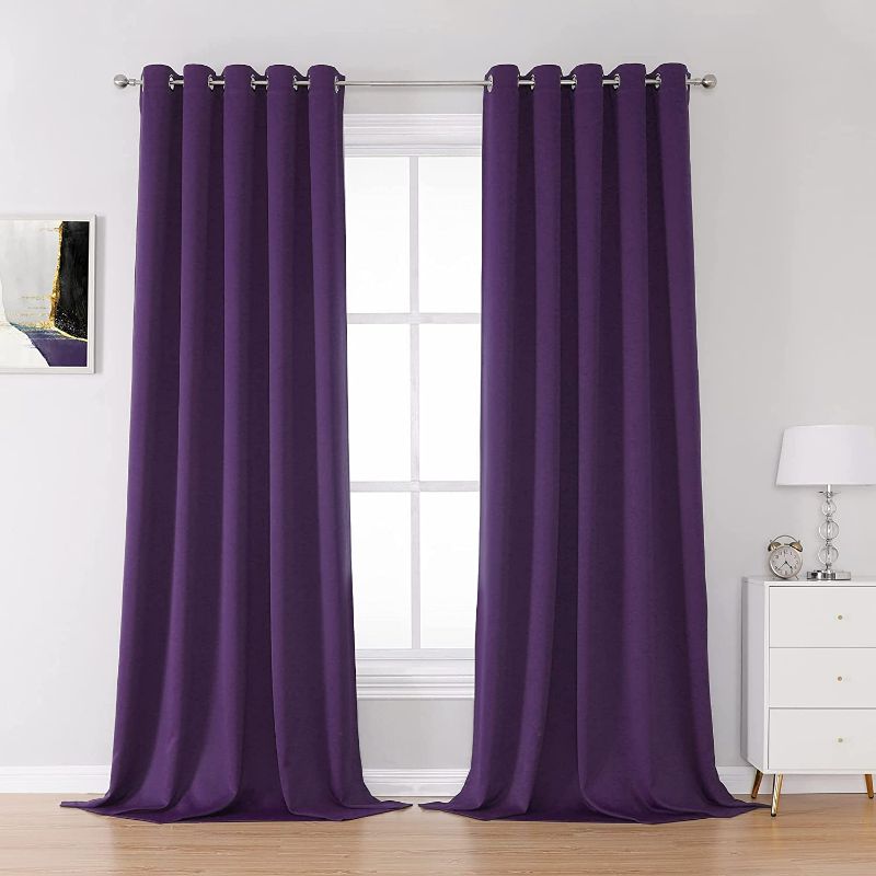 Photo 1 of Purple Blackout Curtain (2) Panels