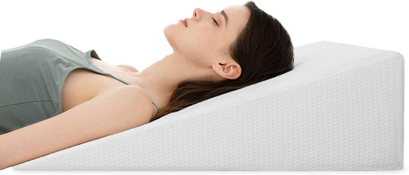 Photo 1 of joybest Bed Wedge Pillows Leg Elevation Reading Pillow & Back Support Wedge Pillow - for Back and Legs Support, Back Pain, Leg Pain, Pregnancy, Neck and Shoulder Joint Pain, Sleeping