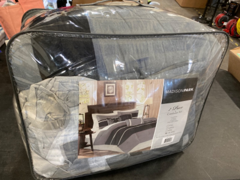Photo 1 of Madison Park Palmer Faux Suede Comforter Sets