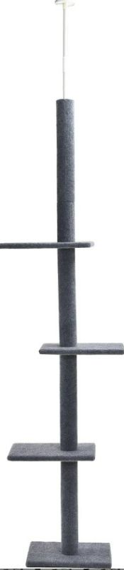 Photo 1 of Cat Craft Floor-to-Ceiling Carpet Cat Tree,Color: Grey NEW 